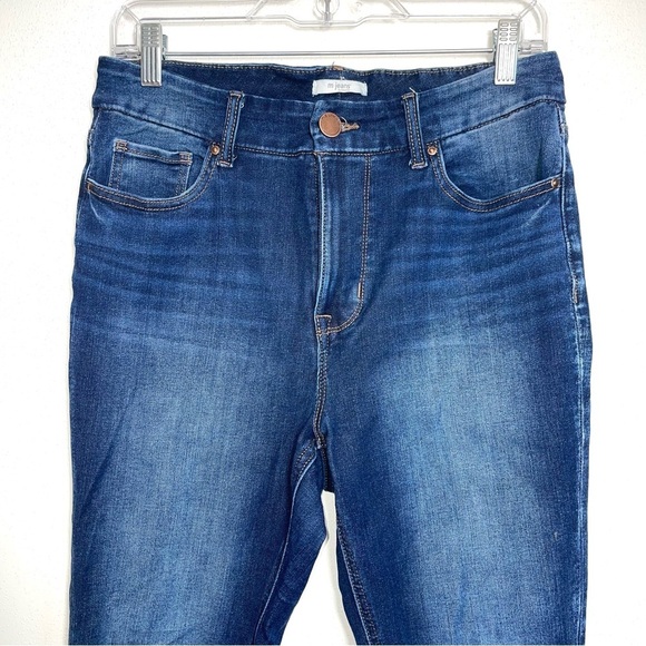 Maurices Limitless Dark Wash High Rise Super Skinny Jeans Medium Short Women’s - Picture 4 of 14